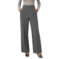 thumbnail image 6 of njoytime Work Pants Women Dress High Waisted Stretchy Straight Leg Wide Leg Trousers Business Casual Plus Size Pants, 6 of 8