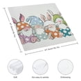 thumbnail image 3 of WYYP Bunny Rabbits Polyester Cloth Napkins for Dining Table Kitchen Daily Party Housewarming Farmhouse Decor 2 PCS, 3 of 7