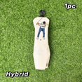 thumbnail image 1 of Housse de Club de Golf Housse de Tête Housse de Protection Conducteur Allée Hybrides en Bois Housse de Poussoir Nouvelle Édition Limitée Beige Hybride, 1 of 6