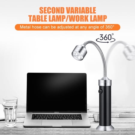 LED Magnetic Neck Lamp - USB Rechargeable for Reading & Camping