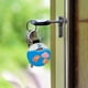 thumbnail image 5 of 10 Pack Sublimation Blanks Keychain Glitter PU Leather Keychain DIY Heat Transfer Keyring Black Round, 5 of 5