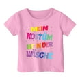 thumbnail image 3 of Vêtements pour Enfants Filles Mode Décontractée Imprimé Chemise à Manches Courtes pour Filles Col Rond Vêtements d'Été Filles Garçons Filles Cadeau Tenues pour Filles 3-4 Ans Vêtements d'Été, 3 of 3
