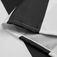 thumbnail image 6 of Vertical Striped Shower Curtain, Cute Retro Vintage Stripe Bathroom Bow Shower Curtain, Waterproof Polyester Fabric Modern Shower Curtain for Bathroom 72x72 Inches (Black and White), 6 of 6