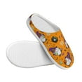 thumbnail image 3 of Balery Halloween Witches Gnome Pattern Women's Fuzzy Memory Foam Slippers Fluffy Winter House Shoes Indoor and Outdoor-42/43, 3 of 7
