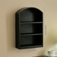 thumbnail image 6 of Stylish Wooden Desktop Display Cabinet With Glass Door For Cosmetics Jewelry Home Decor, 6 of 8