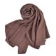 thumbnail image 1 of Minnieouse Bufanda de mujer doblada de tamaño largo que se mantiene a la moda y cálida bufanda cálida gruesa grande de Color sólido Accesorios de disfraces café, 1 of 6