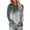 Gray, variant on Ichuanyi Womens Fall Tops, Clearance Women Gradient Printed O-neck Casual Long Sleeve Pocket Tops Blouse