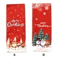 thumbnail image 3 of Injueey Funda para botella de vino, muñeco de nieve de Navidad, dibujo de color rojo, manga de encaje, ropa de de comedor, bolsa de cerveza, Kits de decoración para fiestas Blanco Injueey HA068246-01, 3 of 6