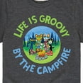 thumbnail image 3 of Pete The Cat - Life Is Groovy By The Campfire - Toddler And Youth Short Sleeve Graphic T-Shirt, 3 of 6