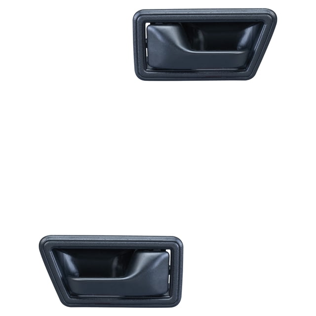 Manijas de Puertas Interiores HUSHAN Jetta 1987 A 1992 2 Piezas Negro Con bisel