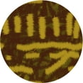 thumbnail image 1 of Ahgly Company Machine Washable Indoor Round Transitional Night Red Area Rugs, 4' Round, 1 of 7