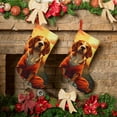 thumbnail image 6 of Bingfone Sunset Meditating Dog Print Personalized Christmas Stocking - Snowman Design Large 18 inch,Family Holiday Season Decor, 6 of 8