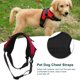 thumbnail image 4 of Arnés de Perro Rojo, Arnés de Seguridad Acesorio de Acesio Chaleco de Escape Arneses Para Perros para Mascota Coreas para el Pecho de la Masa para Pequeños Pequeños, 4 of 7