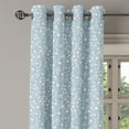 thumbnail image 3 of Ambesonne Ivory and Blue Grommet Curtain, Stars, 50" x 54", Pale Blue Ivory, 3 of 6
