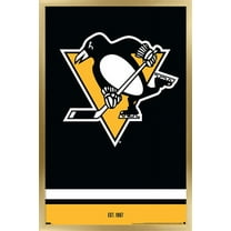 NHL Pittsburgh Penguins - Logo 21 Wall Poster, 14.725" x 22.375", Framed