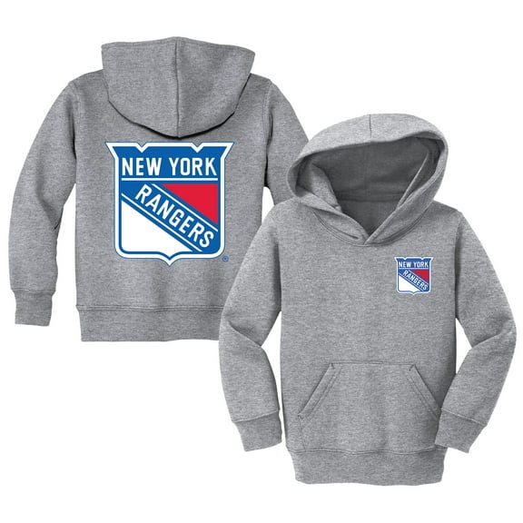 Toddler Chad & Jake Heather Gray New York Rangers Pullover Hoodie