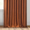 thumbnail image 6 of Half Price Drapes Copper Kettle Faux Dupioni Silk Blackout Curtains for Bedrooms (1 Panel),50WX 108L, 6 of 13