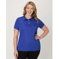 thumbnail image 6 of Hanes Sport Cool DRI Women's Performance Polo Shirt Deep Royal S, 6 of 10