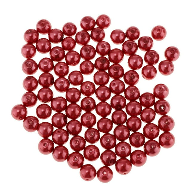 Diy 8 Mm / 10 Mm 115/90 Plástico Flojo Rojo oscuro