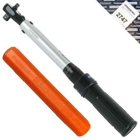 

Precisebuilt 1/4 x 3/8 Dual-Drive 35-200 in-lb Click Tech Torque Wrench