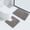 Gray, variant on YIMWNYI 2 Piece Bathroom Floor Mat Set, Non-Slip Absorbent Carpet, Anti-Dirty Toilet Mats, Stylish Bathroom Decor, Easy to Clean Bath Rugs