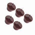thumbnail image 2 of 5 Pack Reusable Refillable Coffee Capsules Food Grade PP 304 Stainless Steel (Brown), 2 of 4