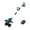15Cell Two Charges, variant on davian Electric Tiller Cultivator Foldable Versatile Soil Agricultural Soil Turning Gardening Tool Garden Tiller for Yard Greenhouse 15Cell Two Charges