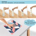 thumbnail image 3 of Yayeee 6 Pack Kitchen Dish Cloths Set for Washing Soft Drying Absorbent Microfiber Towels, Blue Geometric, 3 of 9