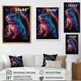 thumbnail image 4 of Designart "Colorful Squirrel" Animals Squirrel Canvas Print, 4 of 5