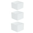 thumbnail image 1 of Lipstore 3 Pieces Acrylic Boxes for Food Display Cube Risers for Cosmetics Collection 6 7 8 inches, 1 of 8