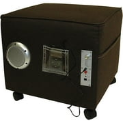 Upholstered Mp3 Cube, Chocolate