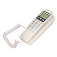 thumbnail image 4 of KXT777CID Wall Mount Corded Telephone with Calendar, LCD Display, Redial Function, Landline Phone for Hotel, Home, Office (White), 4 of 5