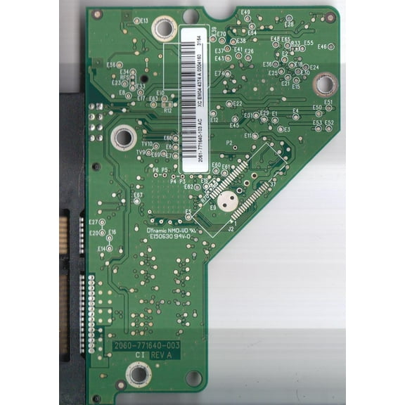 WD2500AAKX-00ERMA0, 2061-771640-103 AC, WD SATA 3.5 PCB