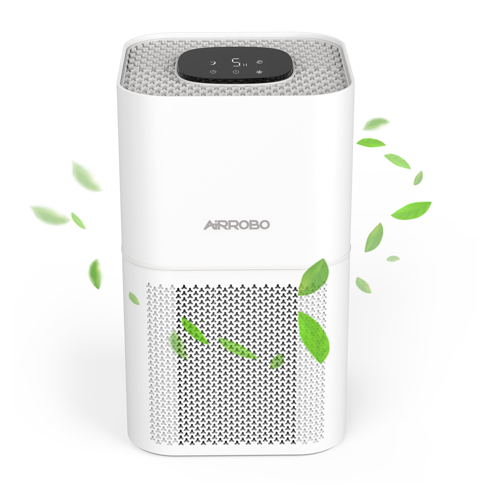 AIRROBO AR400 Air Purifier for Large Room 616 Sqft, Air Cleaner with True  HEPA Filter for Allergies and Asthma Dust Smoke Odor Pet Dander