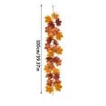 thumbnail image 2 of Fall Decor, Maple Leaf rattan, Fall Leaves Decor, Hanging Fall Decor, 40 Inch Artificial Autumn rattan for Home, Porch, Door, Mantel, Halloween & Thanksgiving, 2 of 5