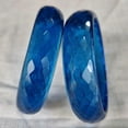 thumbnail image 6 of Crystal L blue Color 2 PCS Crystal Handmade Bangle bracelet For Girls And women, 6 of 6