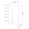 thumbnail image 3 of Champagne Display Stand, Champagne Rack Shelf, Wine Glass Rack(White) 26*16.5*66in, 3 of 14