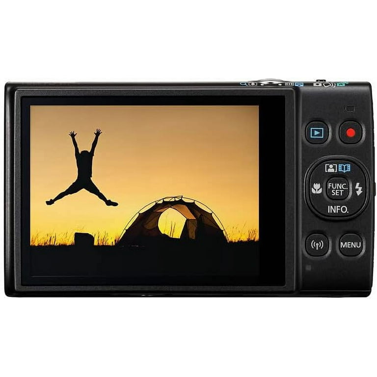 Canon PowerShot IXUS 285 HS Digital Camera (Black) + 12X