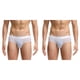 thumbnail image 5 of Jumpingount 2x cuerpo delgado sellado Flexible ropa interior para hombre calzoncillos para aspecto Sexy ropa interior para hombre calzoncillos Sexy blanco 3XL 2Conjunto, 5 of 6