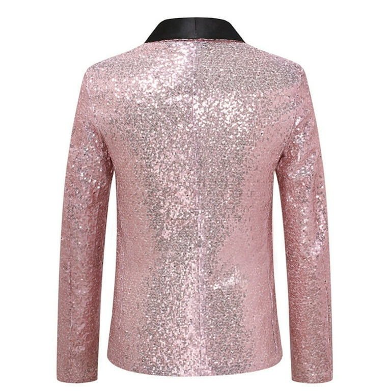 slim fit dress slacks Sequins Belted Blazer