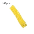 thumbnail image 2 of SPRING PARK 100pcs Disposable Waterproof Hair Cap Reusable Shower Cap Hat Bath Cap Clear Plastic, 2 of 8