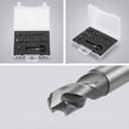 thumbnail image 3 of 22-piece plastic box screw removal tool Set of S2 slotted screw removal tools Drill bit and chuck adapter, 3 of 7
