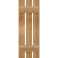 thumbnail image 5 of 11 1/8"W x 31"H TimberCraft Three 3 3/8" Boards Spaced Board-n-Batten Shutters, Rough Sawn Western Red Cedar (Per Pair), 5 of 13