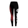 thumbnail image 4 of Pimfylm Women Yoga Pants Capri Ladies' Fourth of July Printed Sports Leggings Yoga Pants Leggings Women(Black,S), 4 of 4