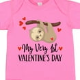 thumbnail image 4 of Inktastic My First Valentines Day Baby Sloth Boys or Girls Baby Bodysuit, 4 of 5