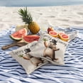 thumbnail image 5 of Outdoor Pillow Cover Groundhog Carrot Set of 2 Waterproof Throw Pillowcases Spring Is Coming Decorative Patio Furniture Pillows for Couch Garden Indoor & Outdoor Use, 5 of 9