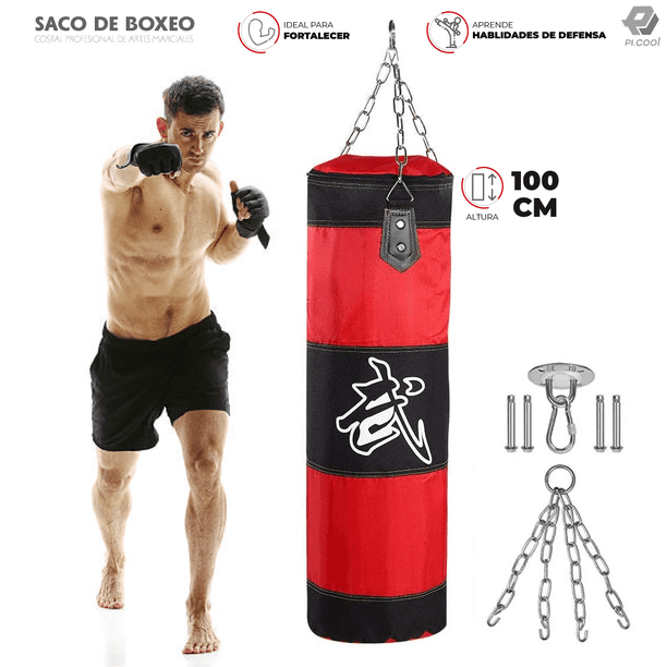 Saco Boxeo Costal Profesional Pitipa Artes Marciales Uso Rudo 1 M JM1733-M