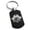 Black, variant on Stainless Steel Buccaneer Privateer Pirate Engraved Dog Tag Keychain Keyring