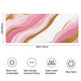 thumbnail image 3 of Pink Gold Marble Pattern Bathroom Rugs Mat,Non Slip Microfiber Bathroom Rug,Rubber Backing,Soft Bathroom Mats for Bathroom Floor,Tub and Shower,60x24in(150x60cm), 3 of 5