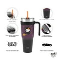 thumbnail image 5 of Zak Designs 40oz Hocus Pocus Straw Handle Tumbler, Stainless Steel Vacuum Insulated Waverly Tumbler Featuring a Sliding Lid, 5 of 7